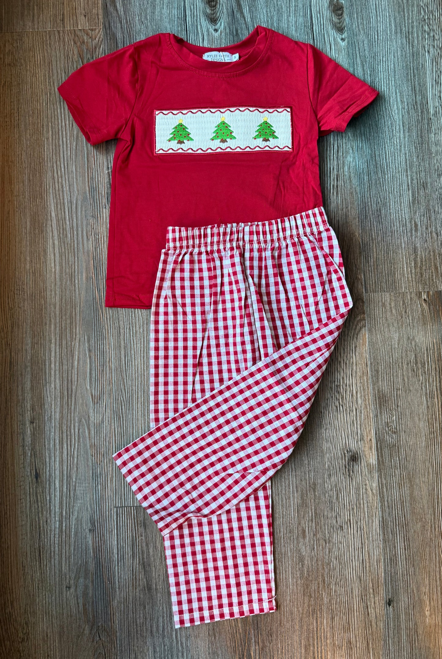 Christmas Tree Pant Set