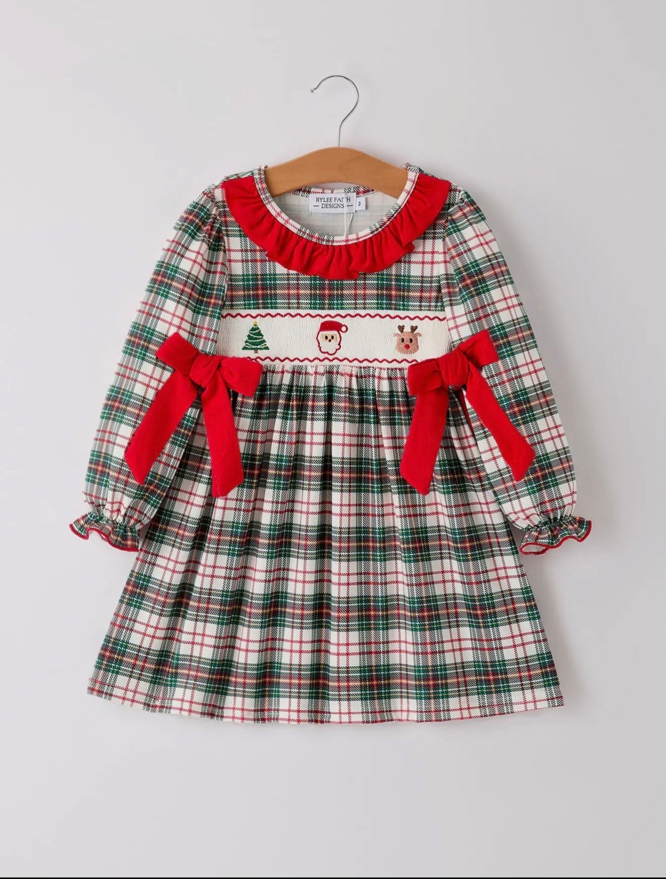 Plaid Christmas Dress
