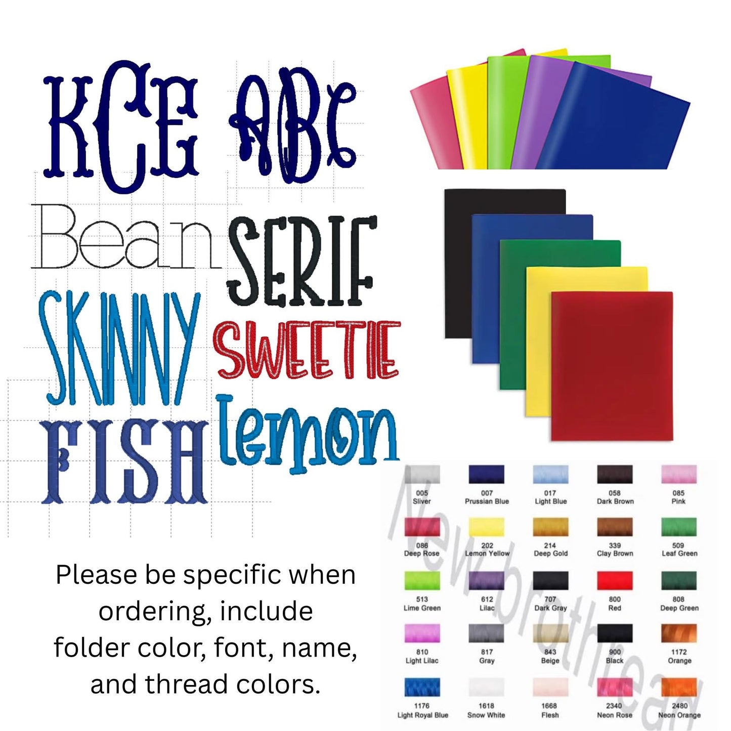Embroidery Folders