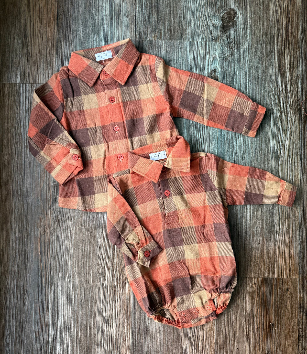 Fall Plaid Boy Shirt