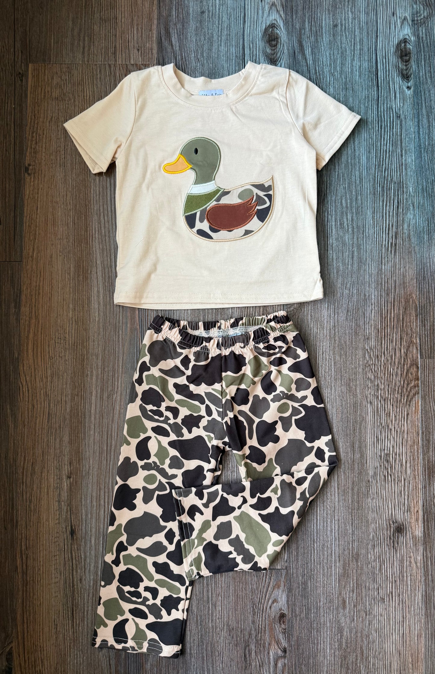 Boy Camo Duck Pant Set