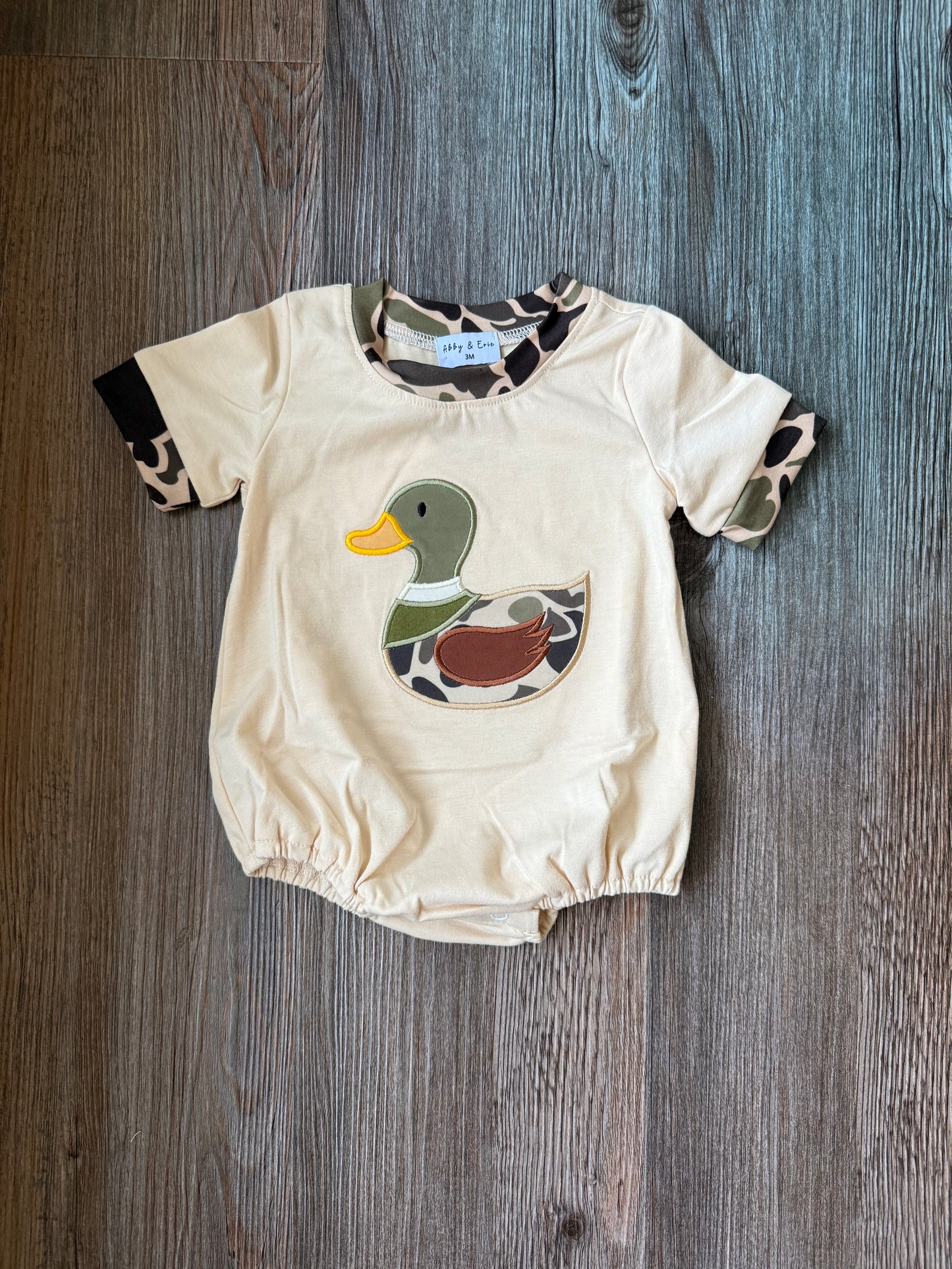 Boy Camo Duck Bubble