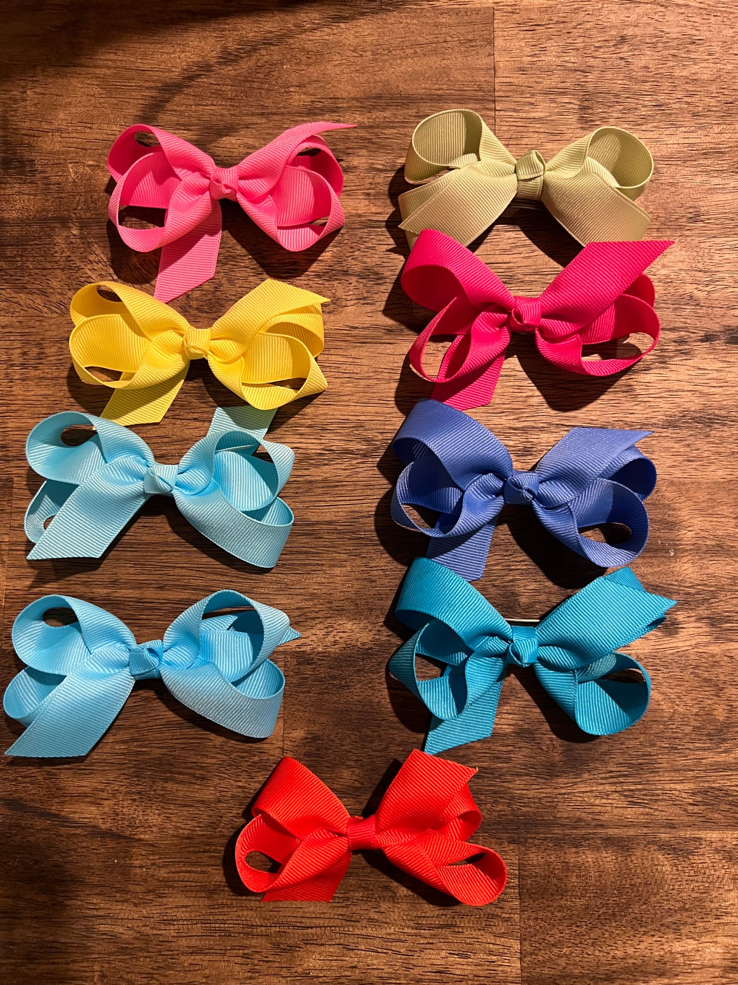 4 Inch Solid Hair Bows