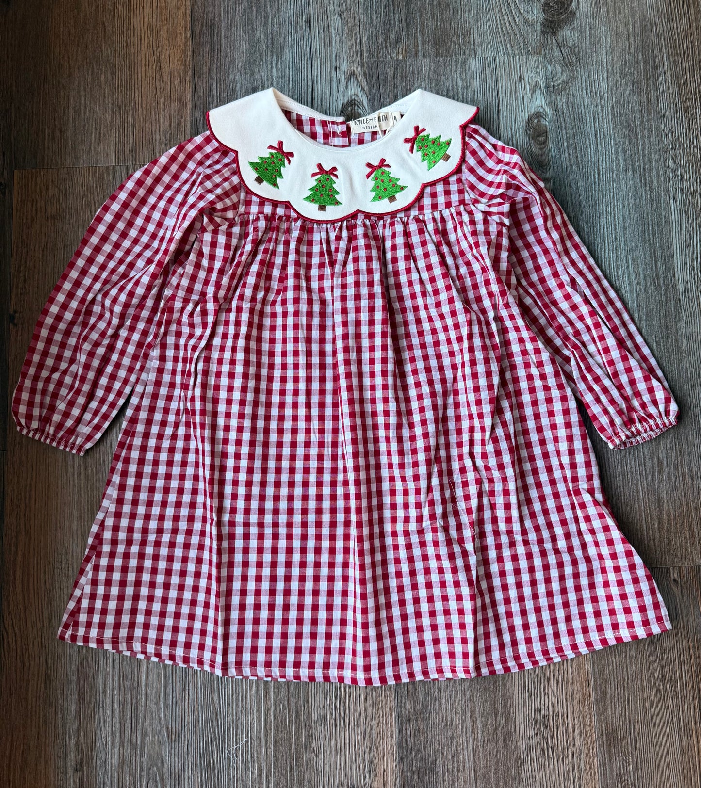 Scallop Christmas Tree Dress