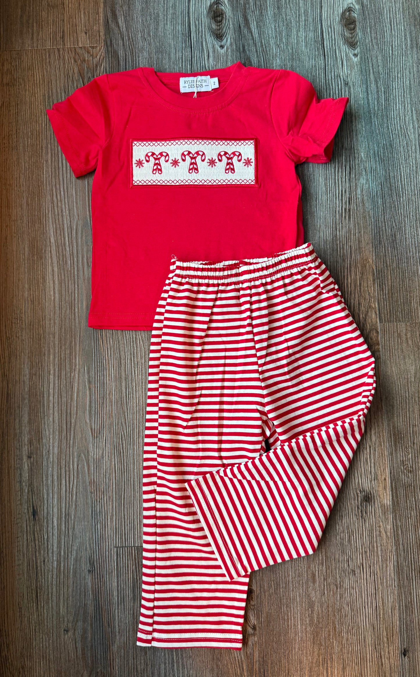 Candy Cane Pant Set