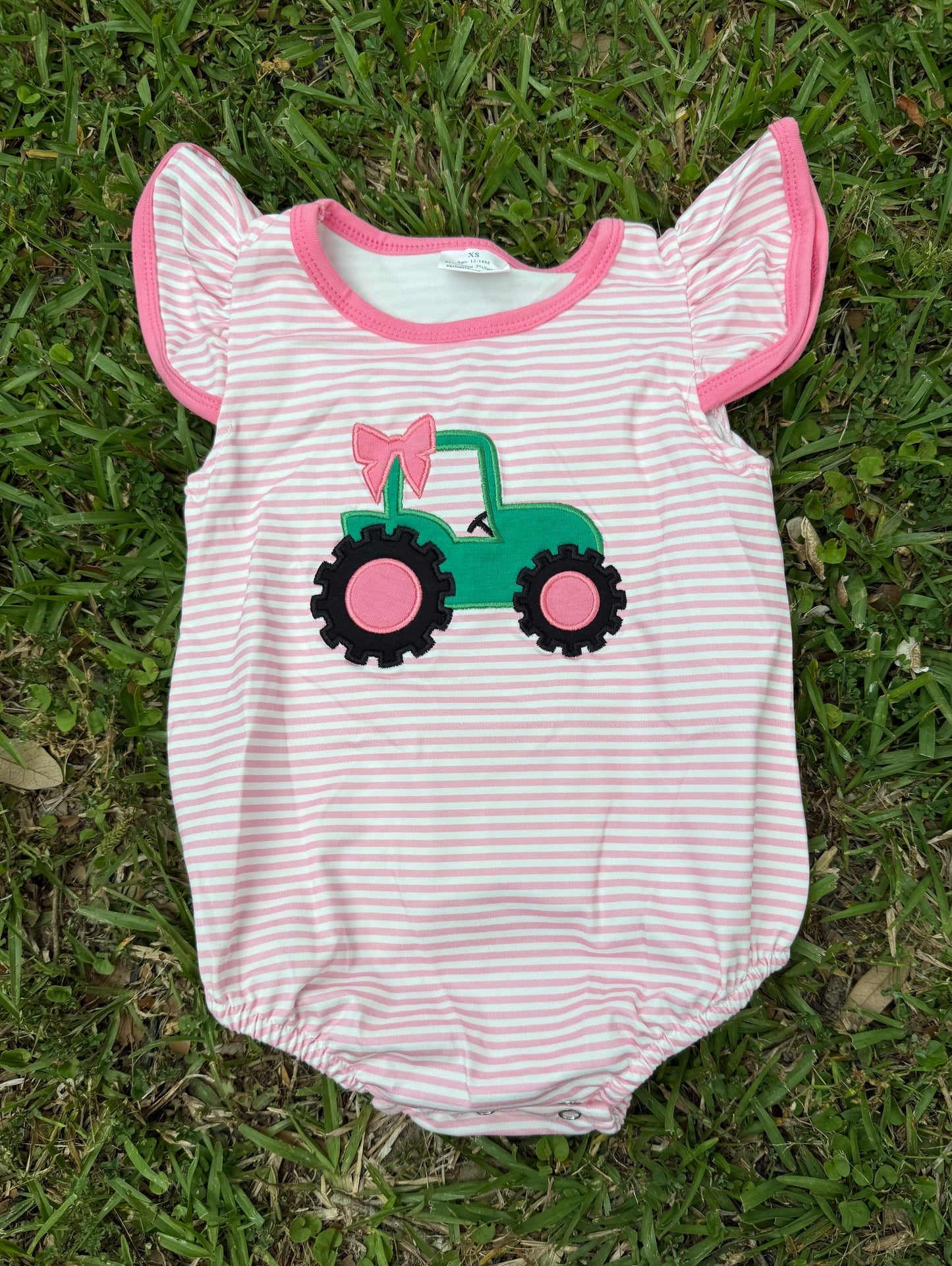 Pink Tractor Bubble