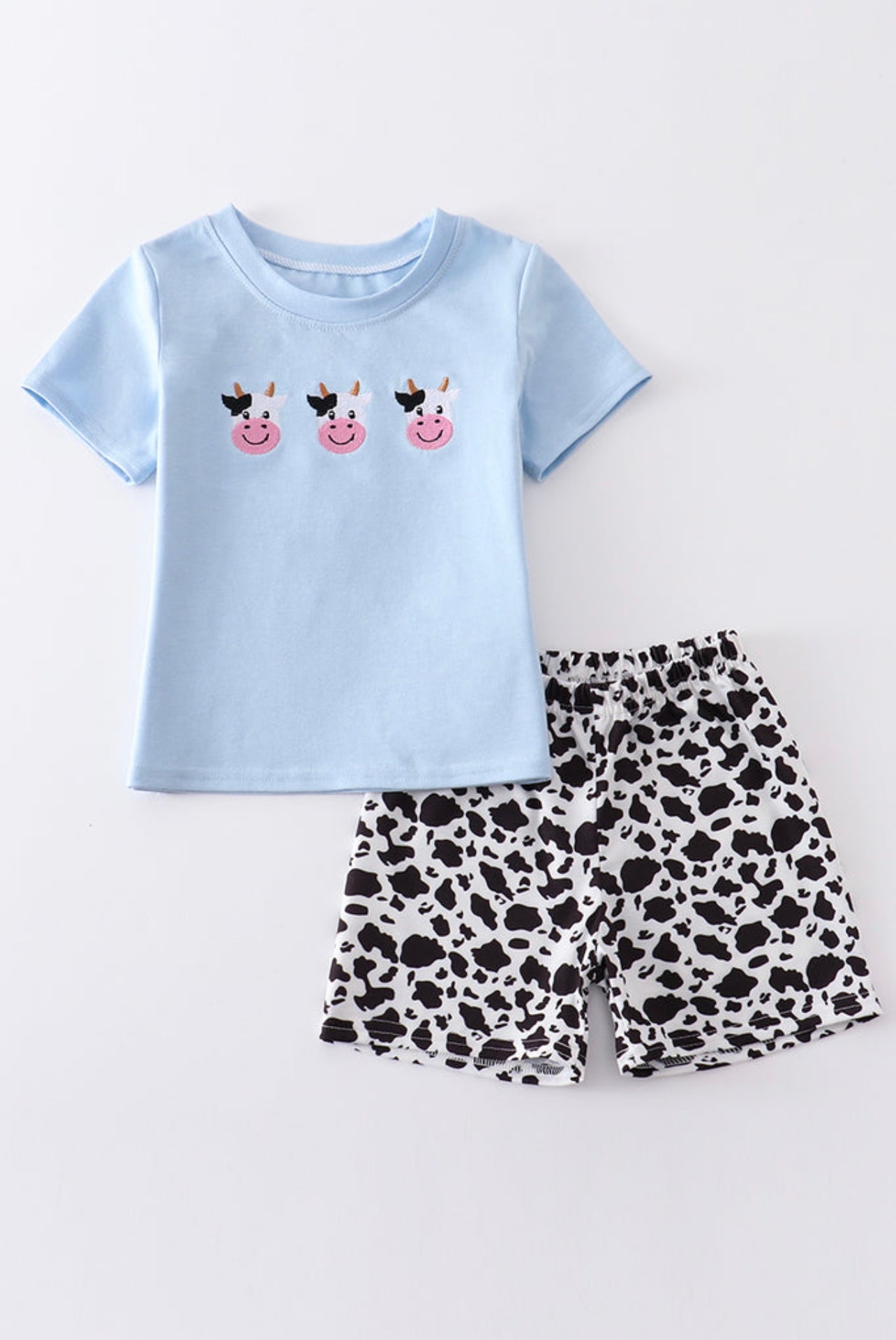 Cow Boys Short Set