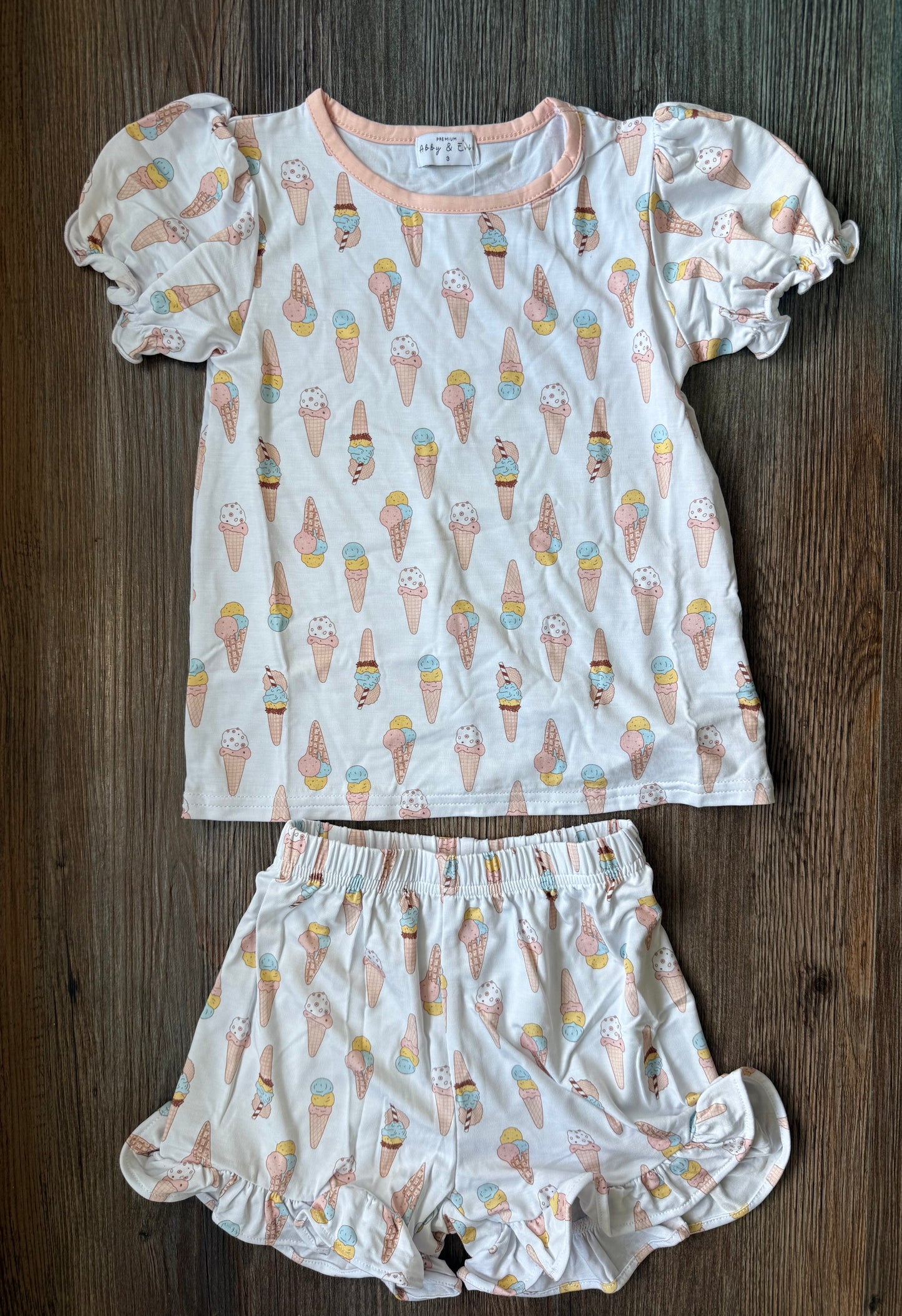 Ice Cream Bamboo Pjs