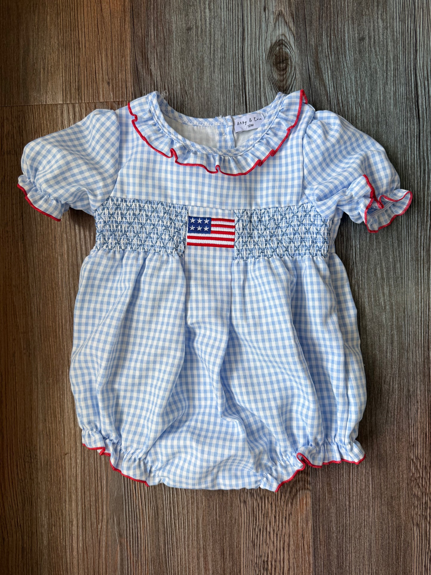 American Flag Girl Bubble