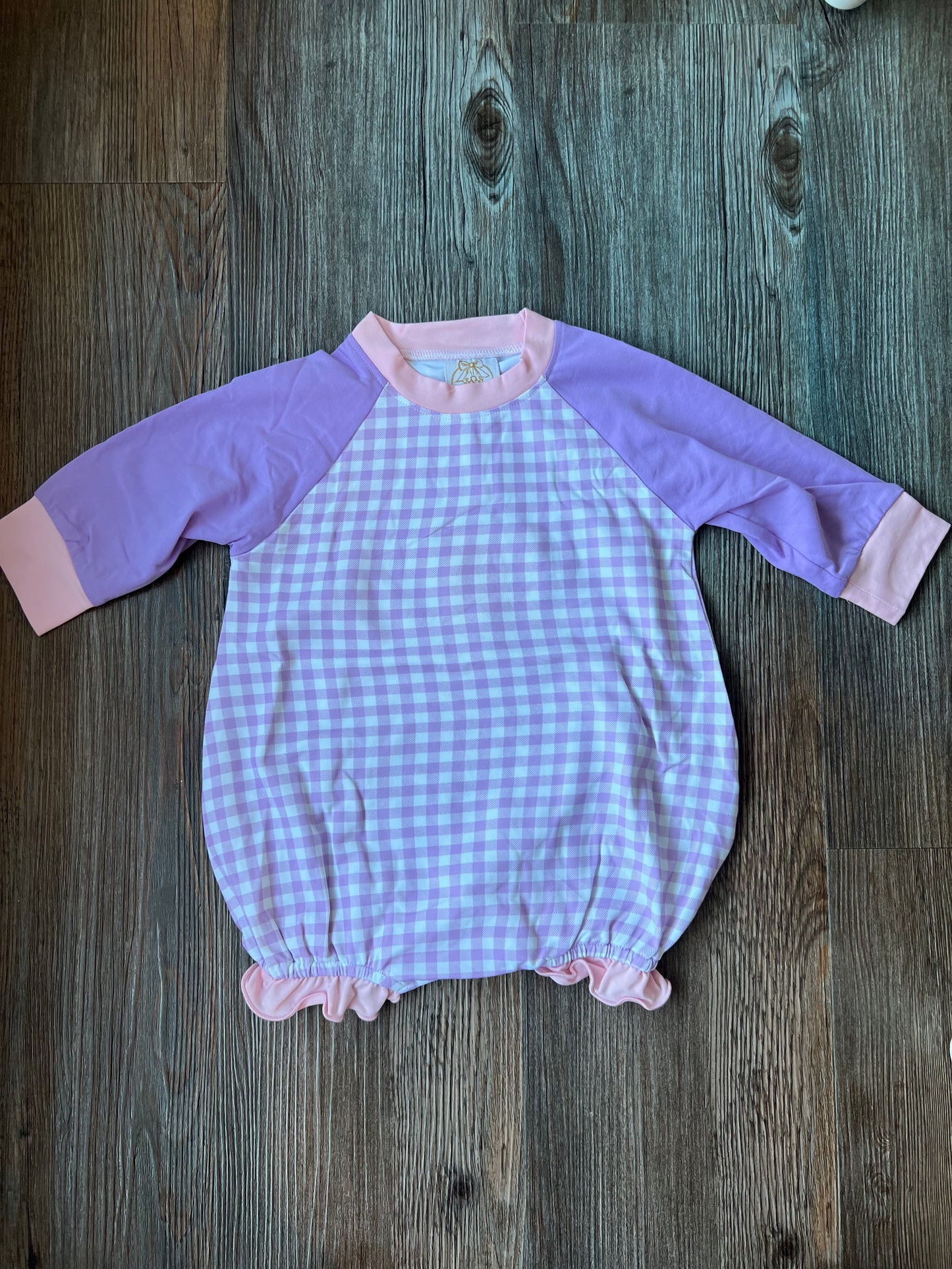 Pink and Purple Color Block Bubble