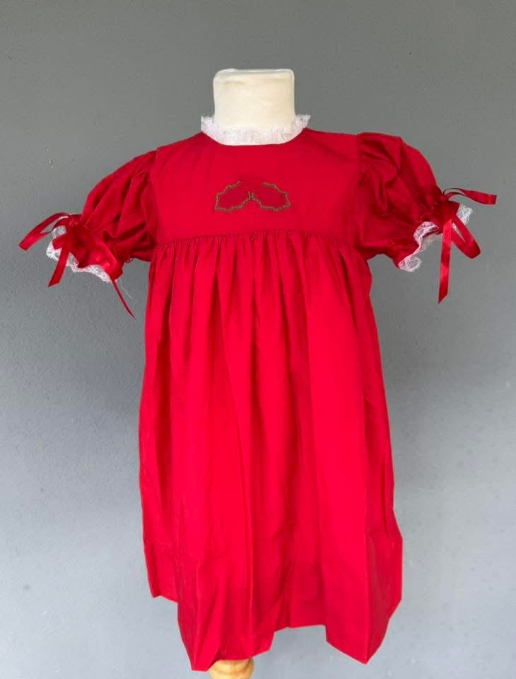 Red Heirloom Christmas Dress