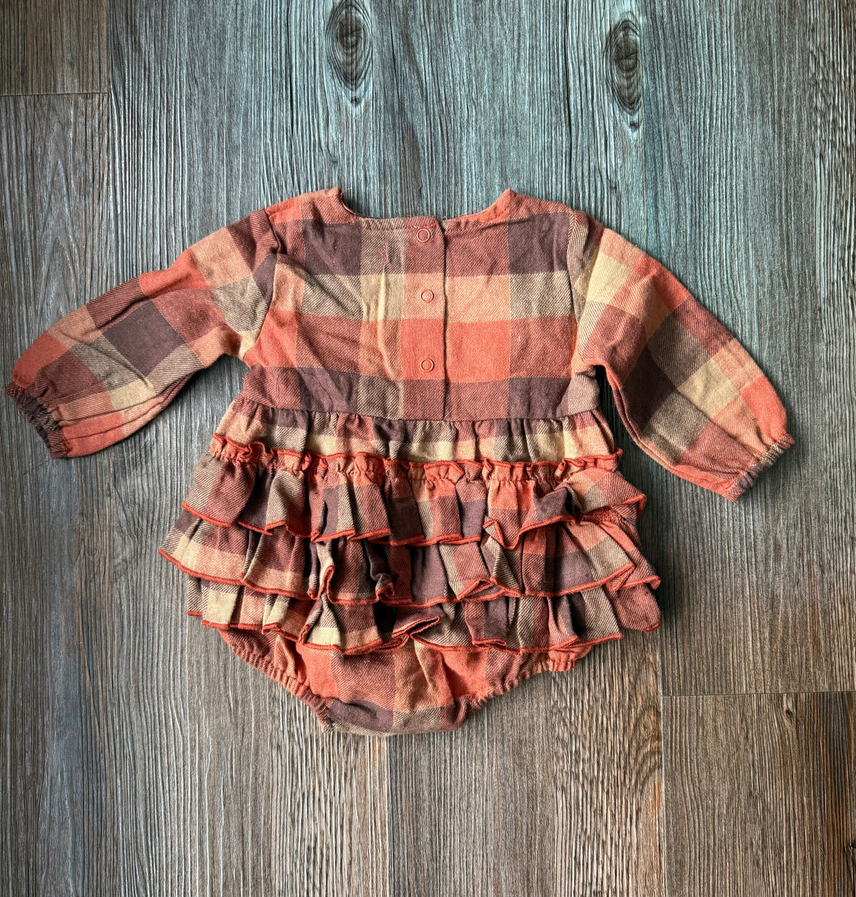 Fall Plaid Girl Bubble