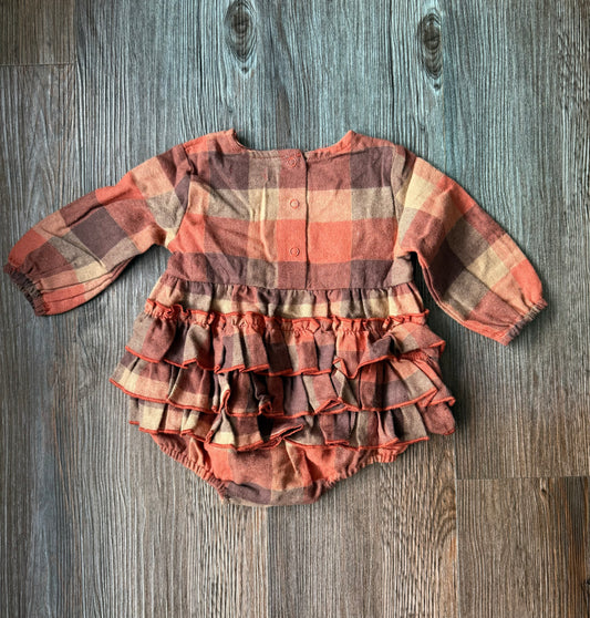 Fall Plaid Girl Bubble