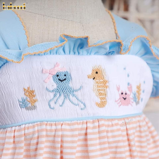 Under the Sea Smocked Romper
