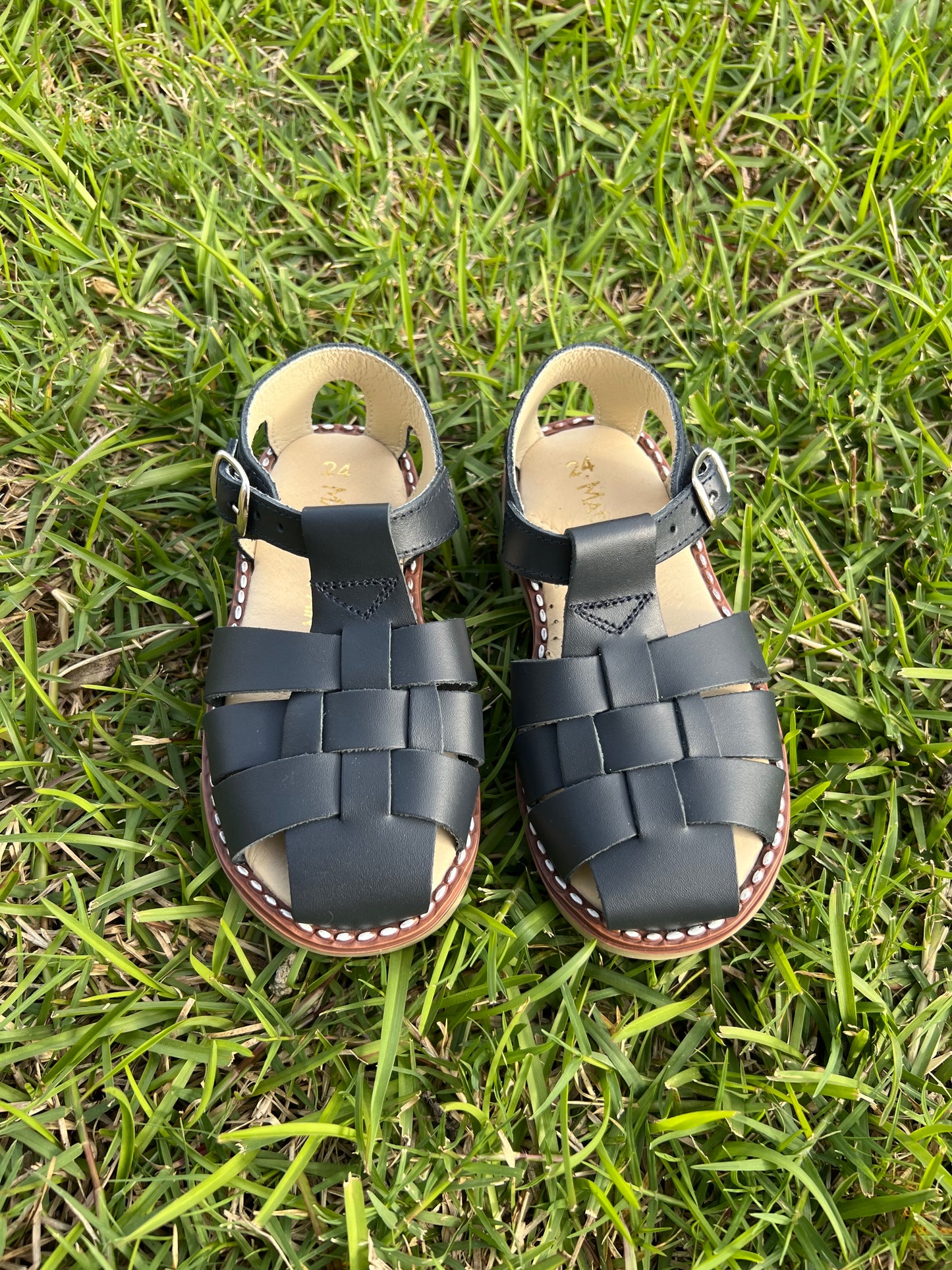 Boys Navy Sandals