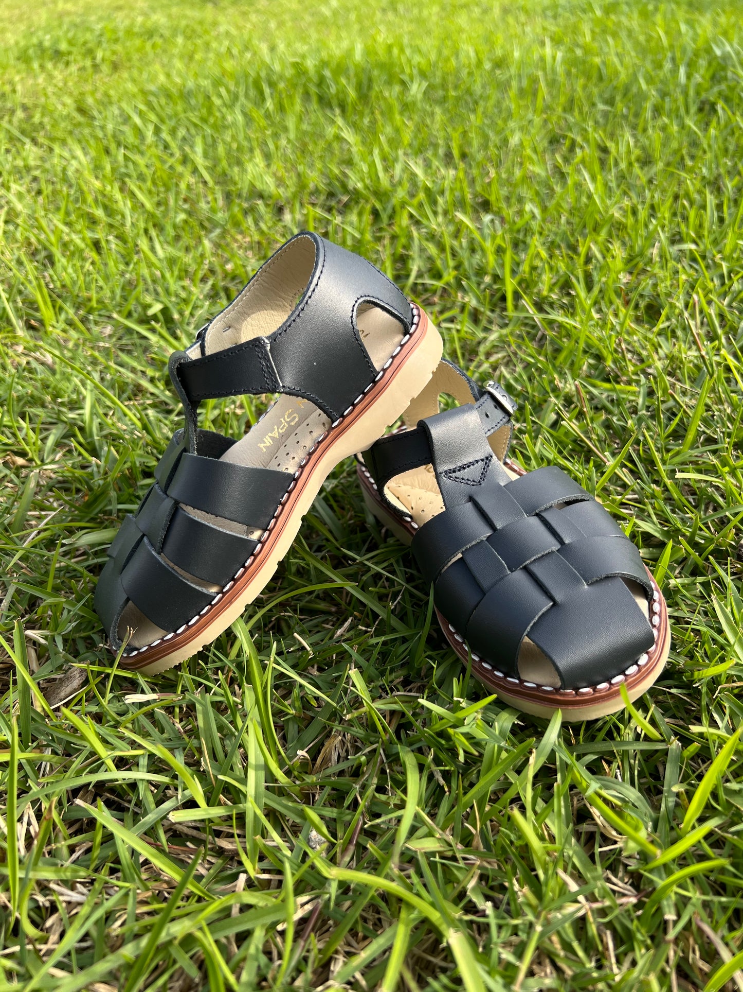 Boys Navy Sandals