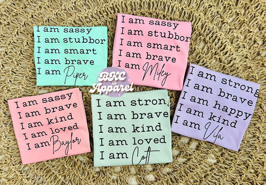 Affirmation Shirts