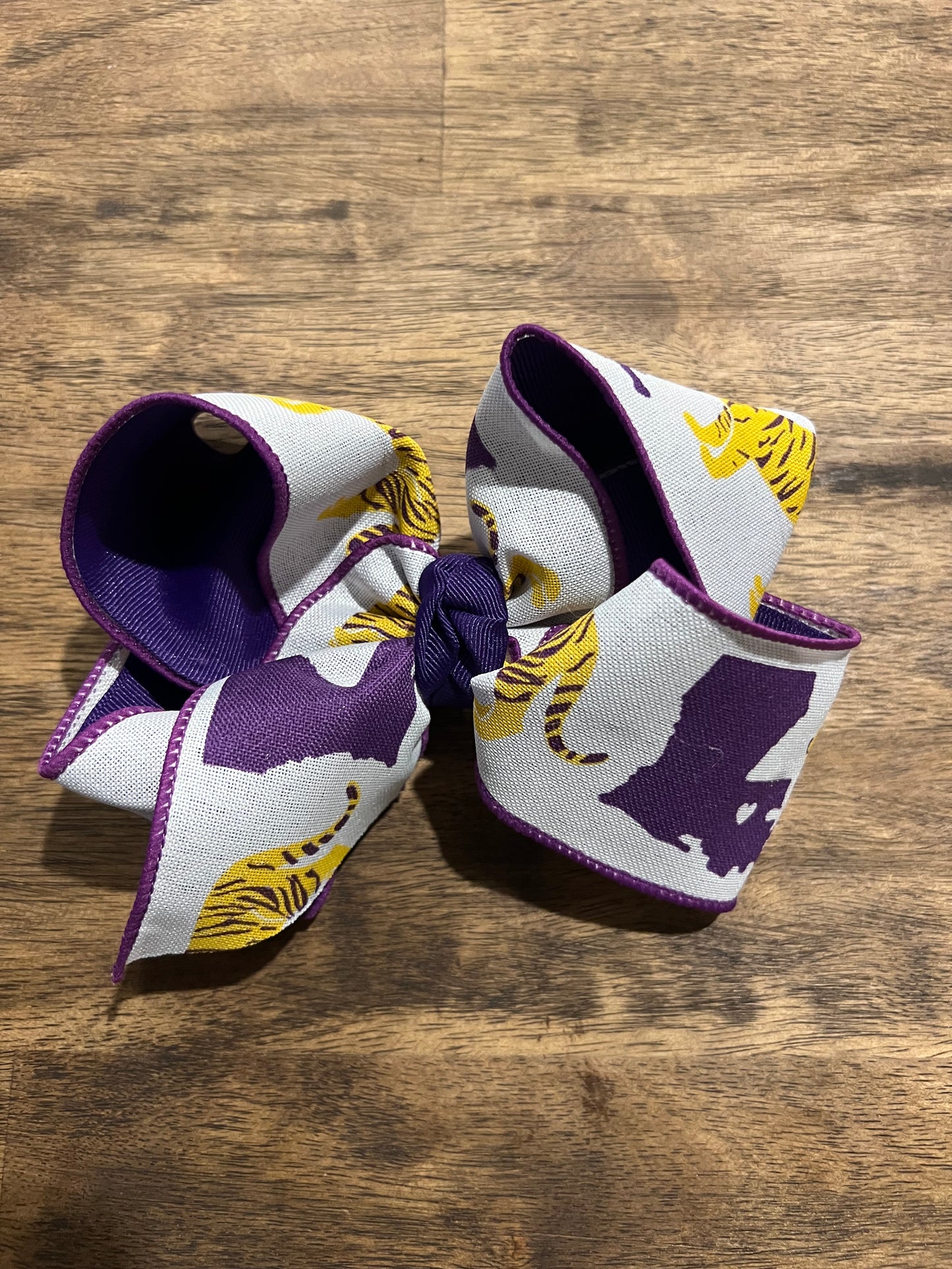 LSU Tigers 6 Inch Hair Bow
