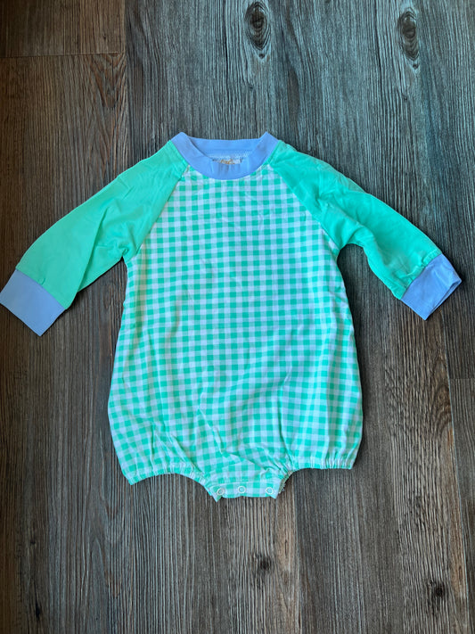 Green and Blue Color Block Bubble