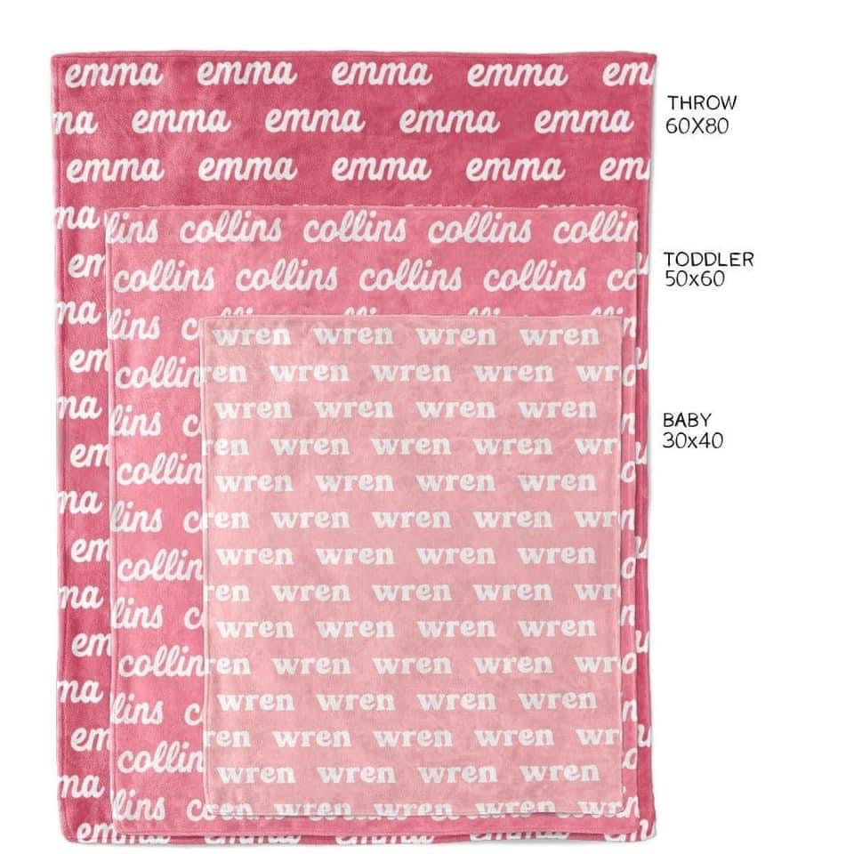 Name Blankets