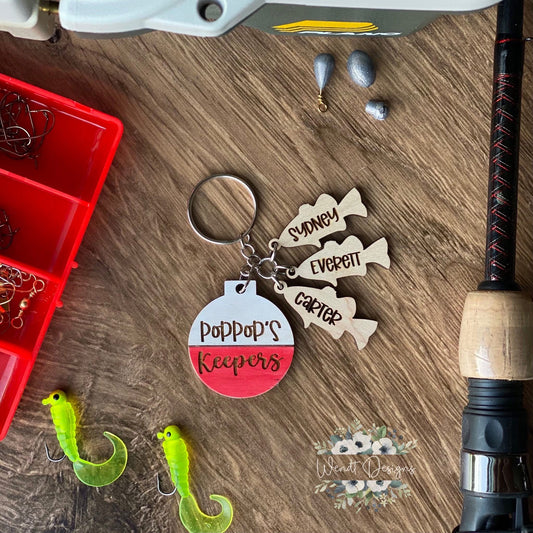 Fishing Bobber Keychain