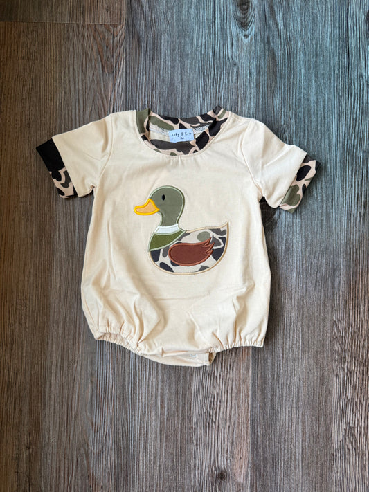 Boy Camo Duck Bubble