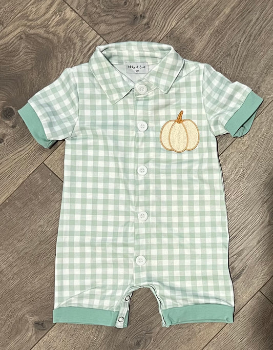 Boy Pumpkin Romper