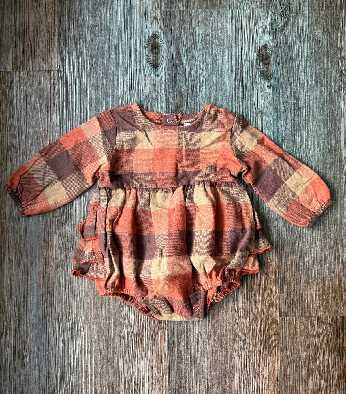 Fall Plaid Girl Bubble