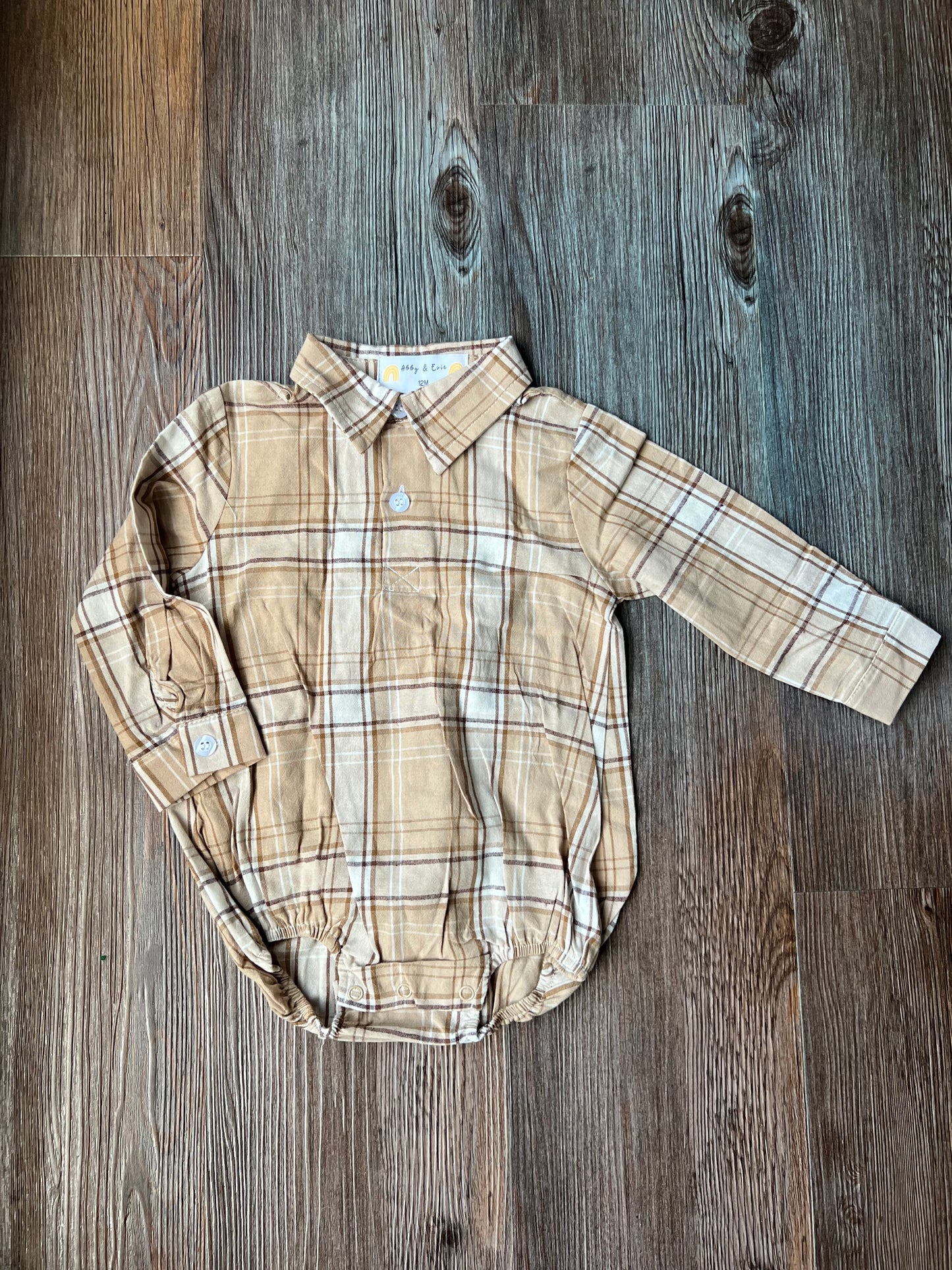 Fall Plaid Boy Bubble