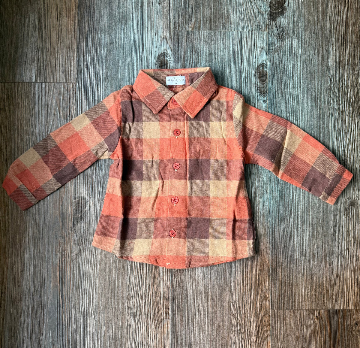 Fall Plaid Boy Shirt