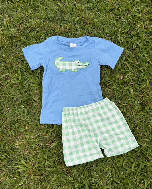 Crocodile Short Set