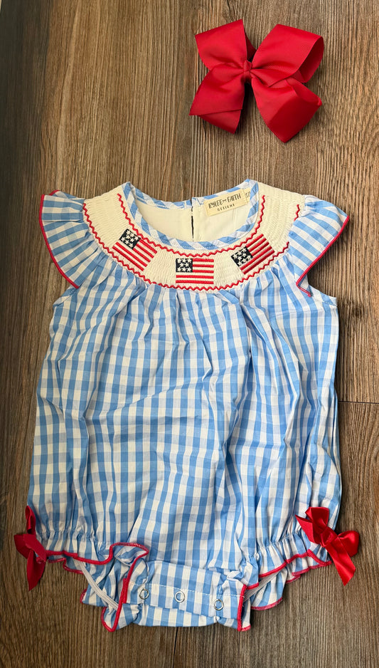4th of July Girl Bubble