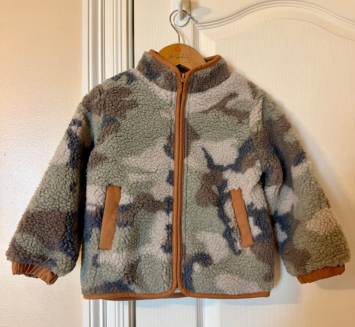 Camo Sherpa Jacket