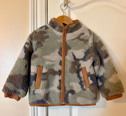 Camo Sherpa Jacket