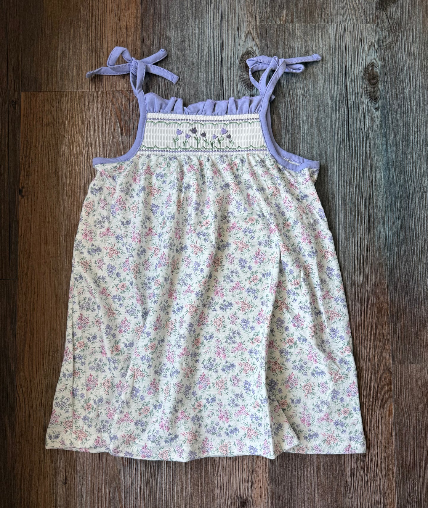 Lavender Spring Floral Dress