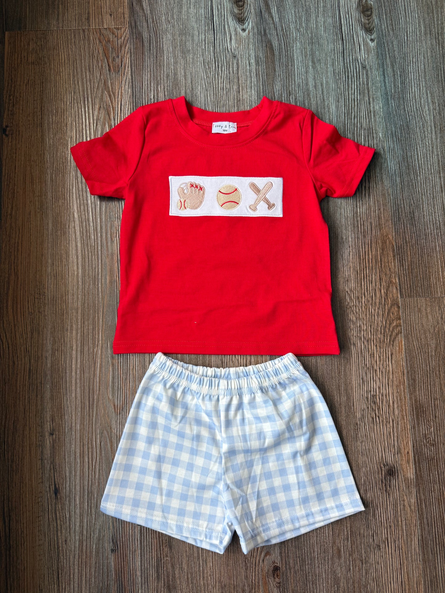 Home Run Boy Short Set