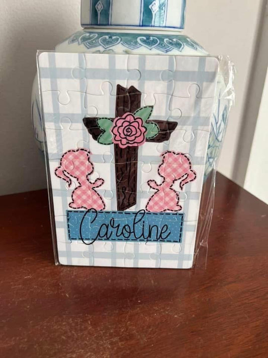 Girl Cross Puzzle