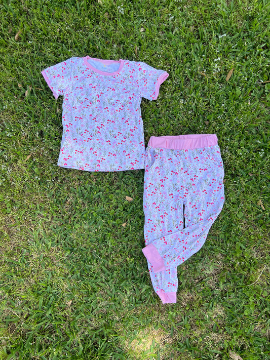 Floral Bamboo Pant Set