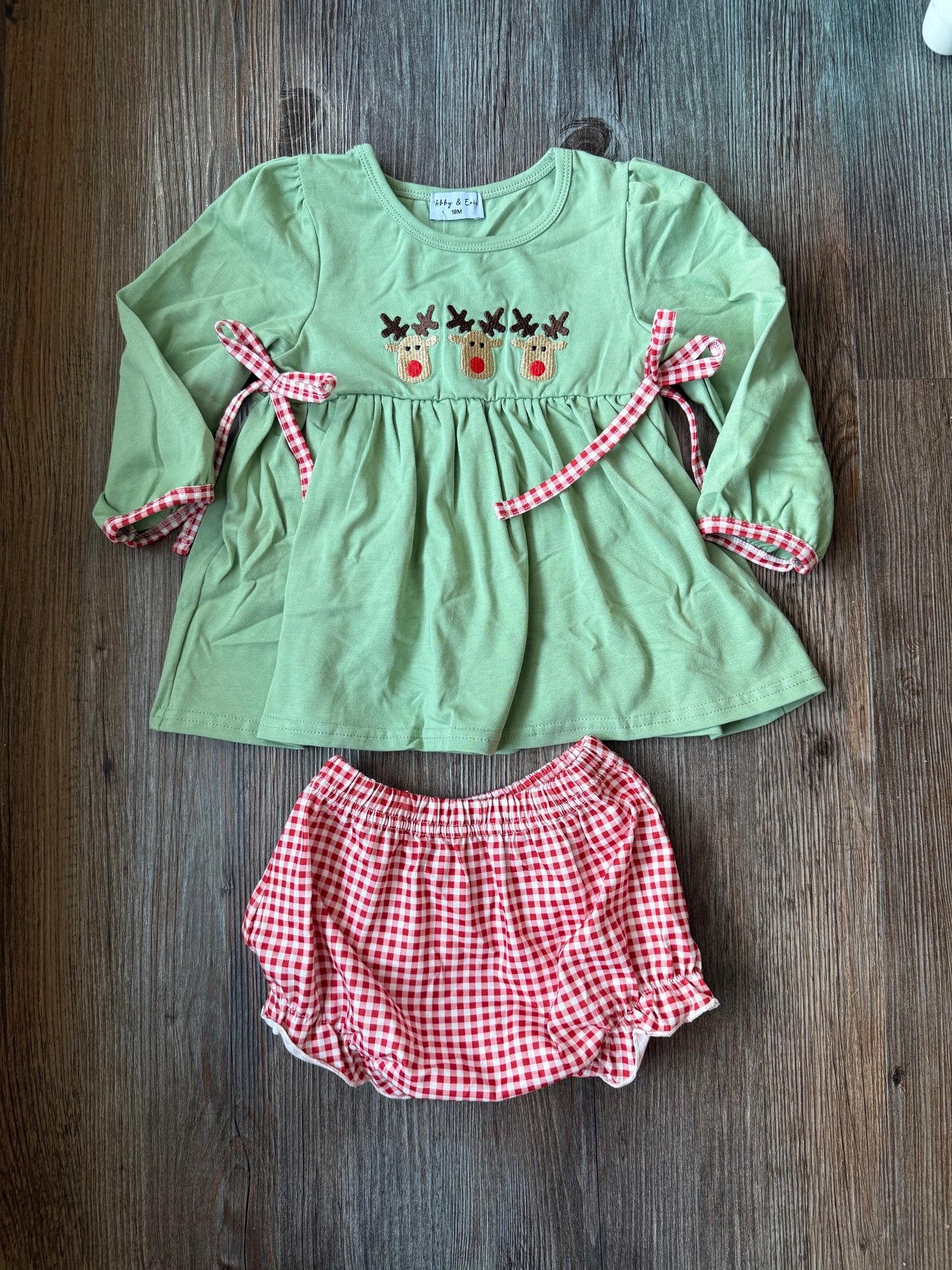 Reindeer Girl Bloomer Set