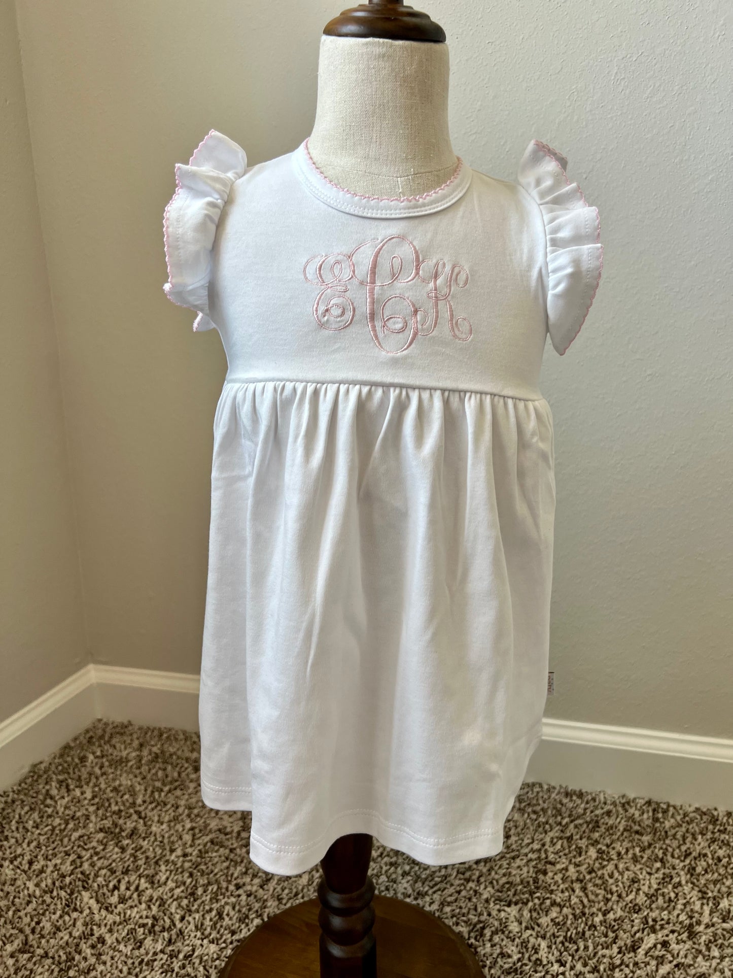 Paty White Pima Cotton Dress
