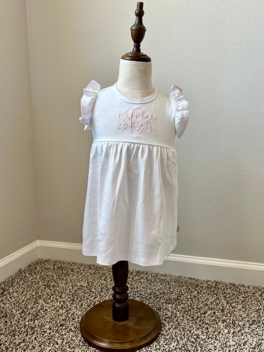 Paty White Pima Cotton Dress